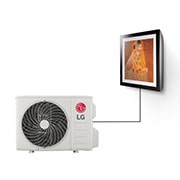 Foto frontale del climatizzatore LG A12FT